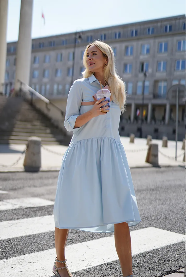 Anne Cotton Shirt Dress